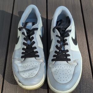 Nike White, Grey and Black Golf Dunk Low Sneakers
